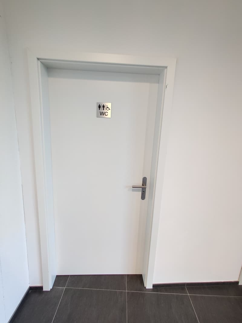 Behinder gerechtes WC im EG
