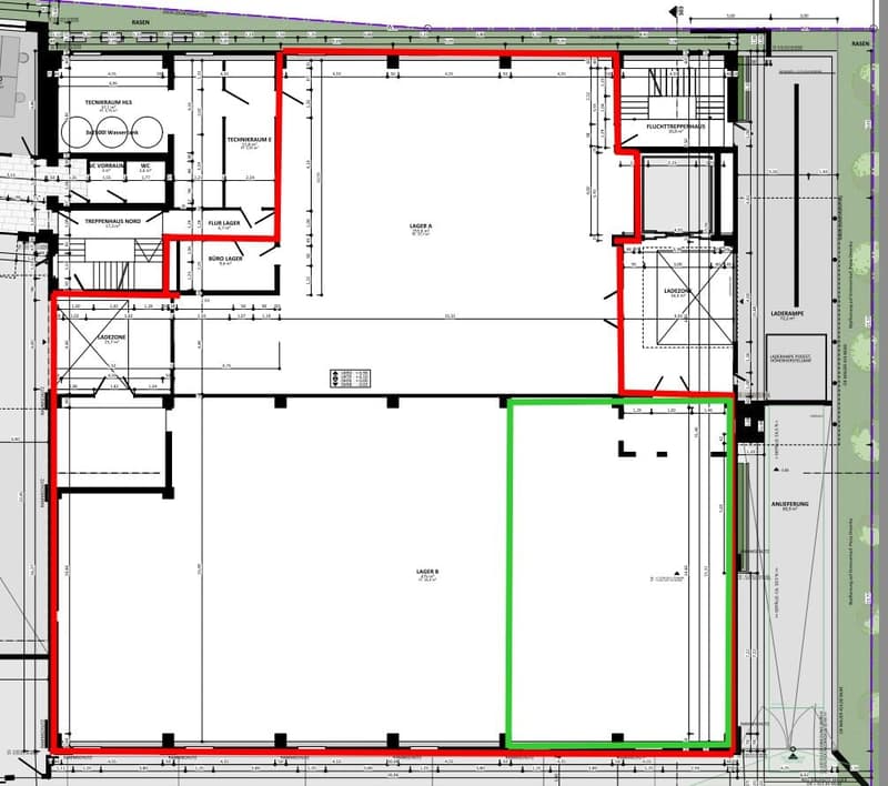 #19.2   TOP 150m² Lager im EG mit Büro Raum mit Klima, LAN, WLAN, Videoüberw., Parkplätze, zentral (14)
