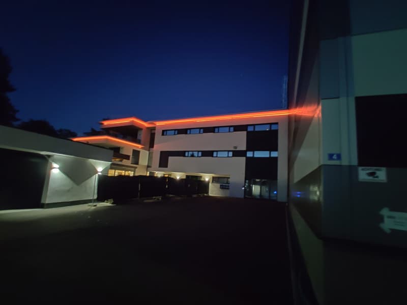 Interessanten LED Beleuchtung bei Nacht