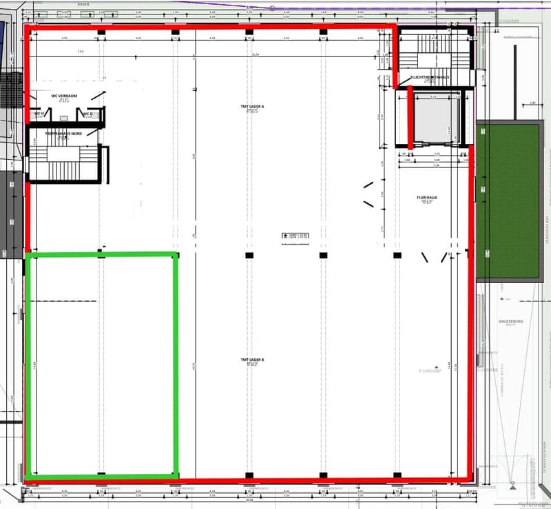 #20.2 TOP 150m² Gewerbe- Industrieraum im 2.OG mit Klima, LAN, WLAN, Videoüberw., Parkplätze,zentral (17)