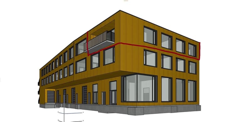 Neubau Verkauf Wohnung 110m² See-Säntis Sicht Büro/Lagerkauf n. Absprache, Klima, Be-und Entlüft (3)