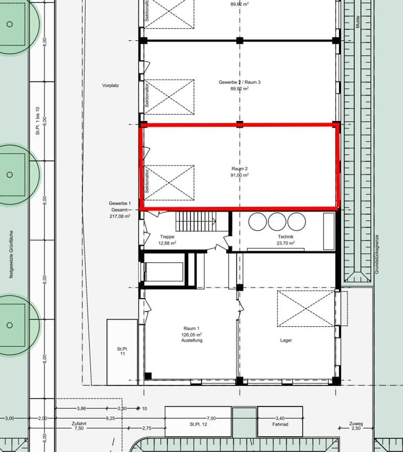 Neubau Verkauf Lager/Büro/Wohnen 91m² See-Säntis Sicht, Klima, Be-und Entlüftung (6)
