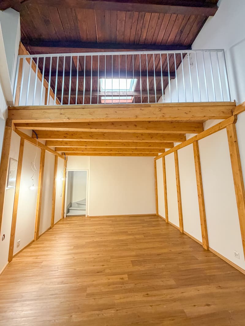 Charmanter Gewerberaum im Hinterhaus mit Galerie im Kleinbasel- frisch renoviert (2)