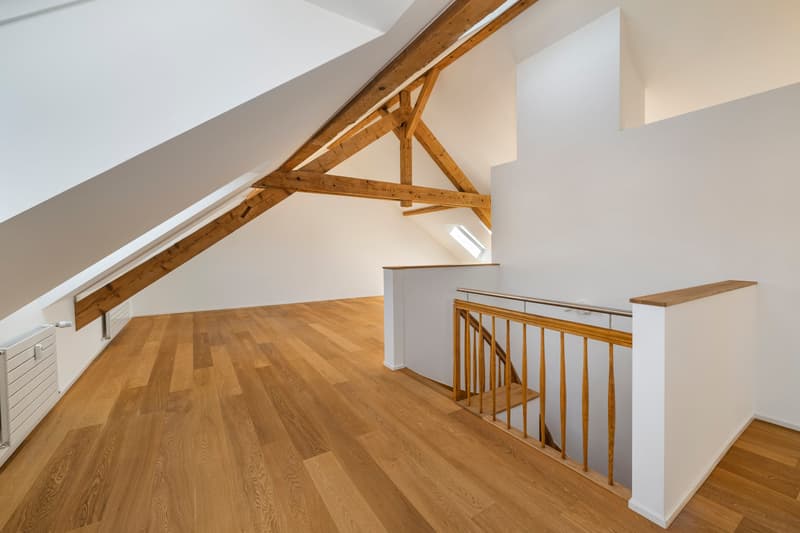 Grosszügige 2.5-Zimmer-Dachwohnung mit Charakter in Basel (3)