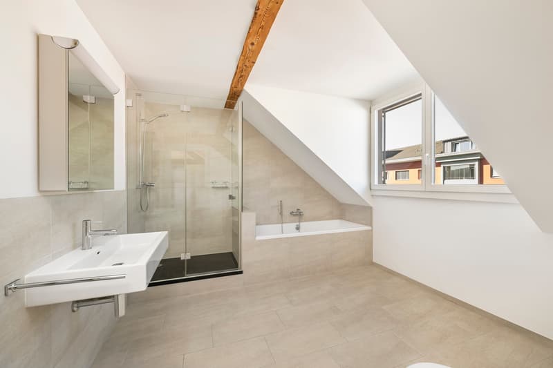 Grosszügige 2.5-Zimmer-Dachwohnung mit Charakter in Basel (6)