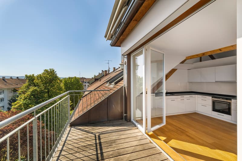 Grosszügige 2.5-Zimmer-Dachwohnung mit Charakter in Basel (8)