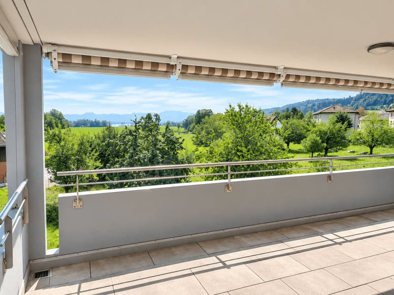 Moderne 4½ Zimmerwohnung mit sonnigem Balkon und schöner Aussicht (9)