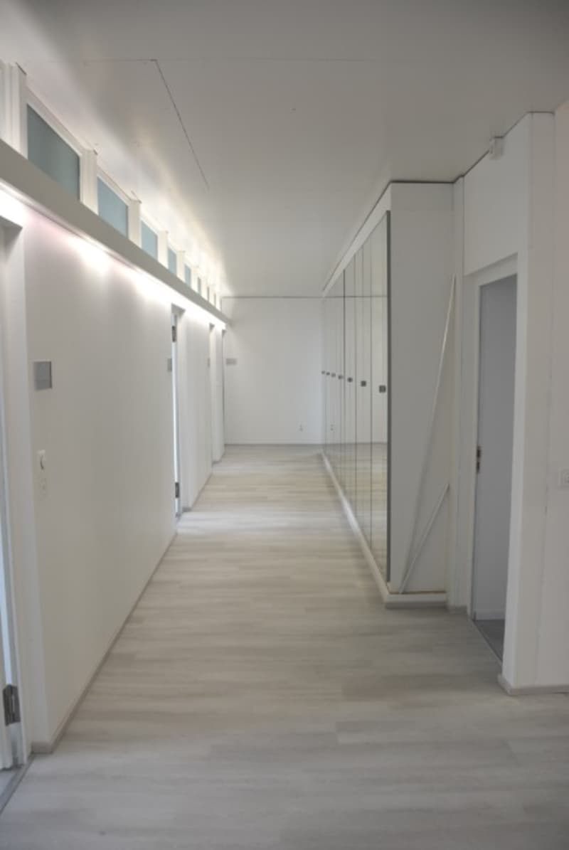 Korridor zum Büro