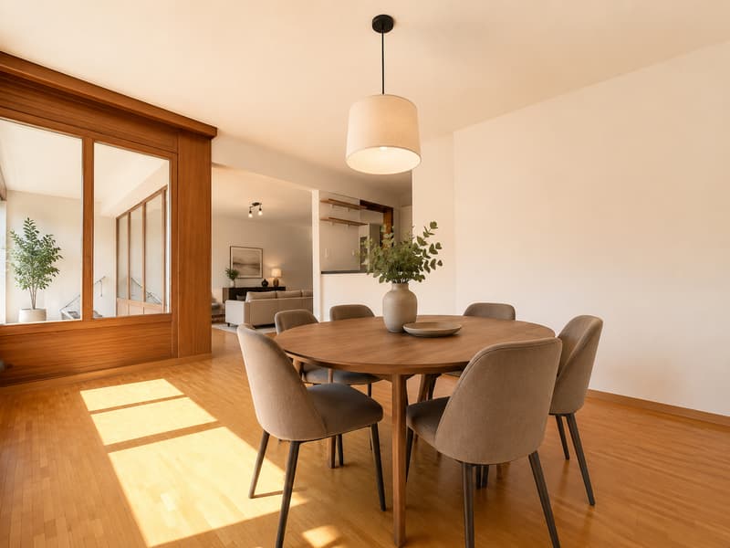 Salle à manger de 17m2 (ou 4ème chambre)