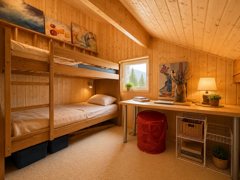 Chalet familial meublé avec jacuzzi et sauna aux Mosses (10)