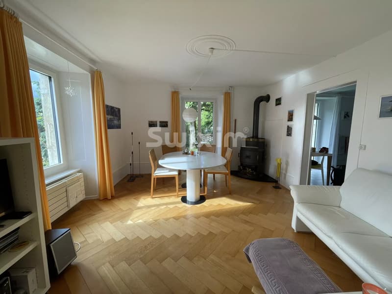 Maison mitoyenne 7 pièces avec jardin, vue sur les Alpes et le lac (2)
