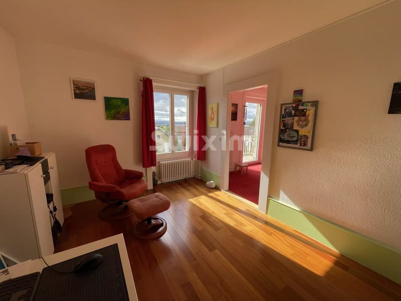 Maison mitoyenne 7 pièces avec jardin, vue sur les Alpes et le lac (4)