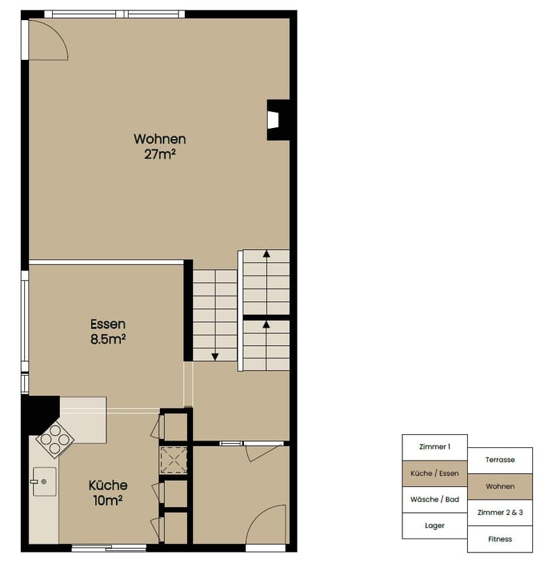 Charmantes 5.5-Zimmer-Doppeleinfamilienhaus an ruhiger Lage in Horgen (22)