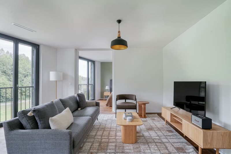 Moderne 2.5-Zimmer-Wohnung mit Balkon und herrlicher Aussicht auf die Sihl (1)