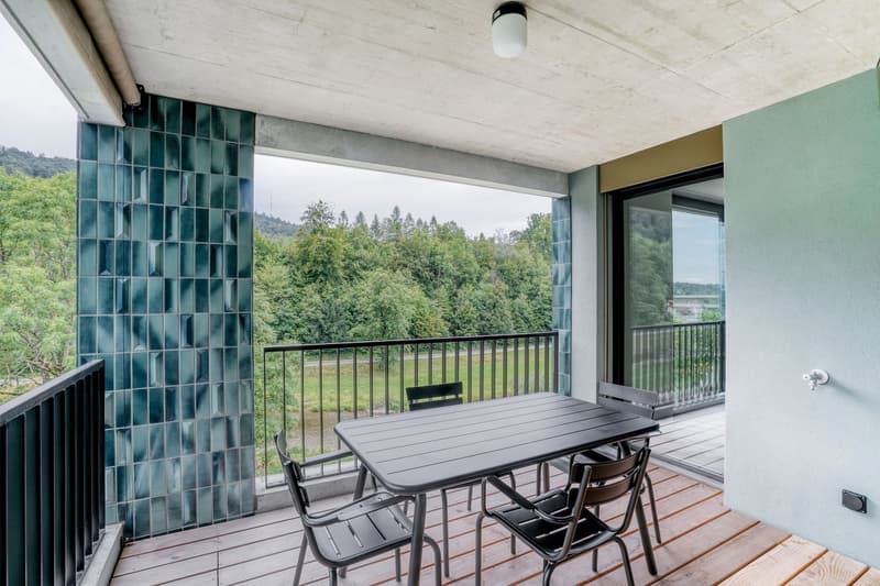 Moderne 2.5-Zimmer-Wohnung mit Balkon und herrlicher Aussicht auf die Sihl (5)