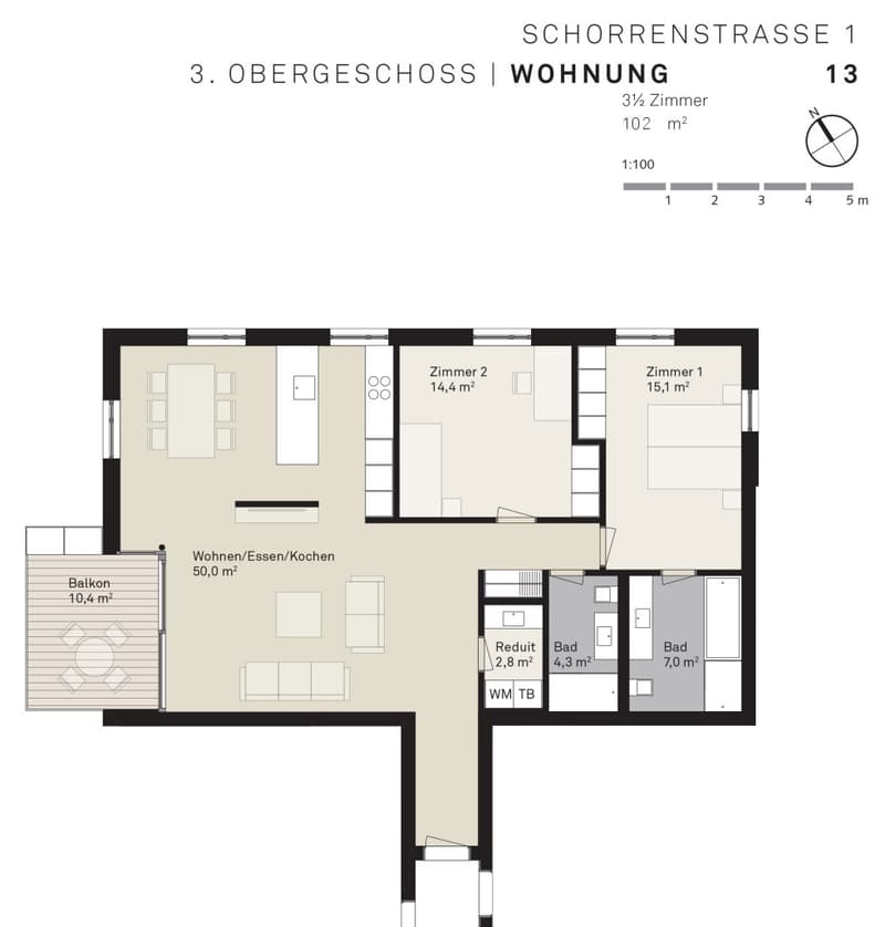 Luxuriöse 3,5 Zi-Wohnung im Herzen von Siebnen SZ (16)