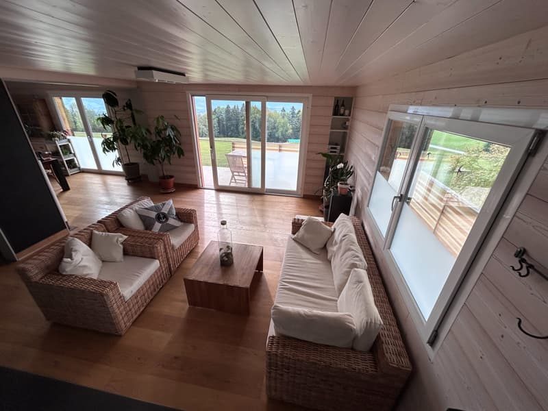 Rare à la vente – Chalet d’exception avec vue panoramique et calme absolu (6)