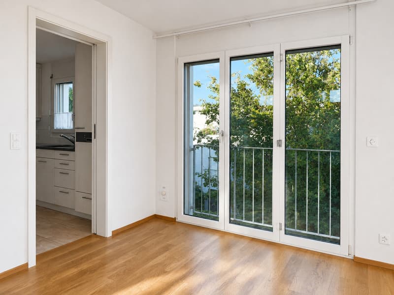Essen mit Blick zur Küche