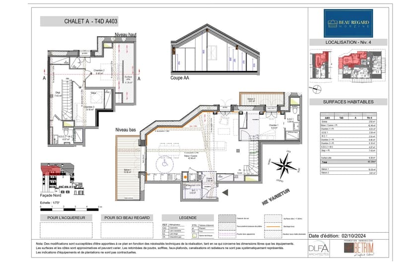 MORZINE – Magnifique duplex meublé de 90m2 – Livraison immédiate (15)