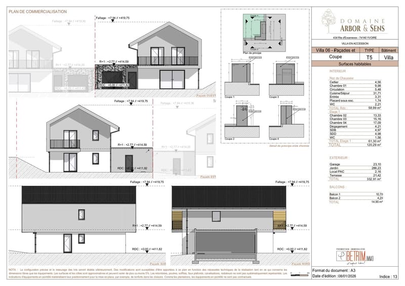 YVOIRE – Magnifique villa individuelle de 120 m² avec jardin privatif – Livraison 2027 (7)