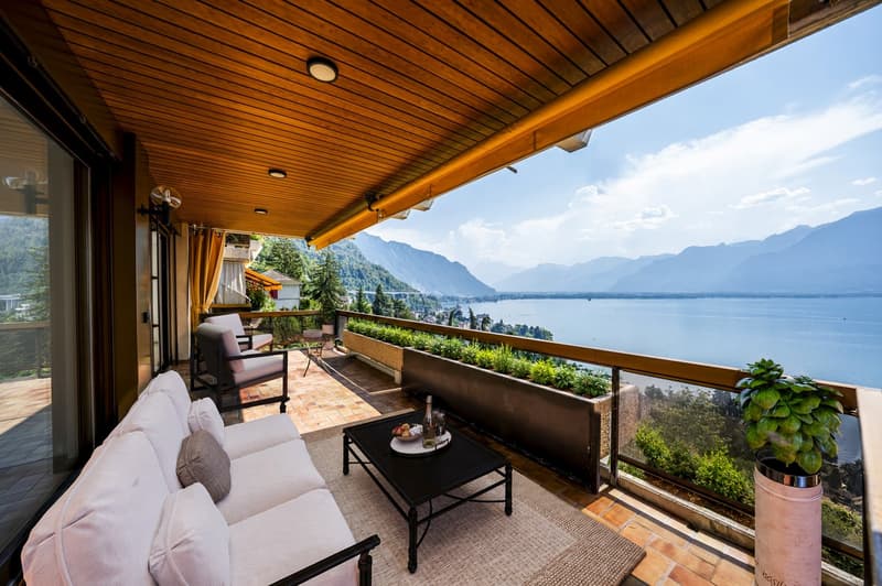 3.5 pièces rénové de 86m2, vue lac panoramique et balcon 25 m (1)