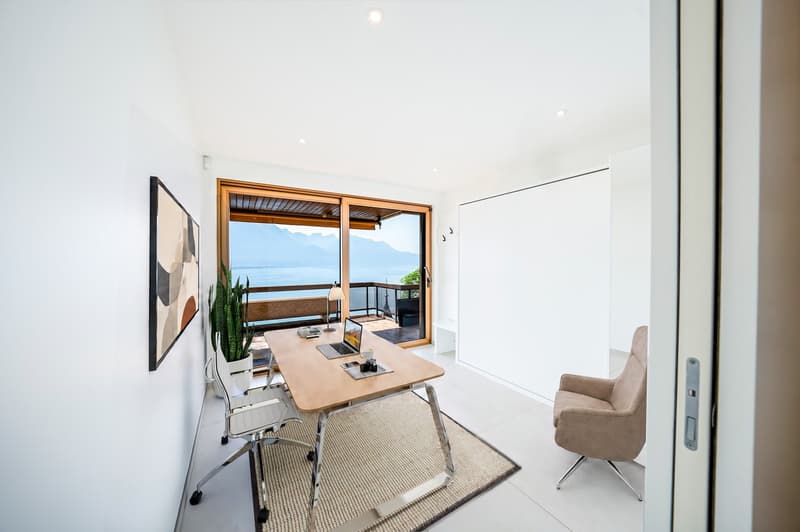 3.5 pièces rénové de 86m2, vue lac panoramique et balcon 25 m (7)