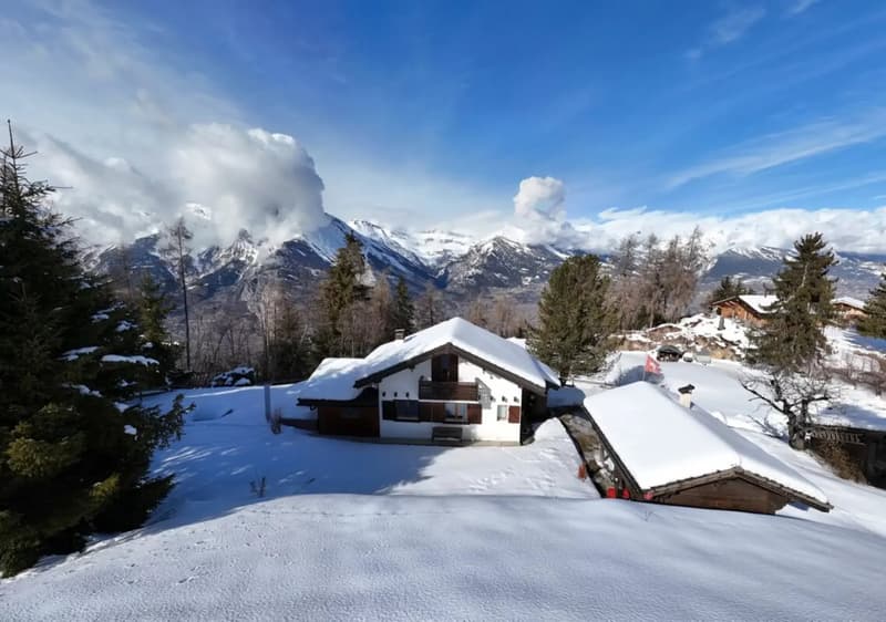 Character chalet with 2 annexes and a large land in Haute-Nendaz! (2)