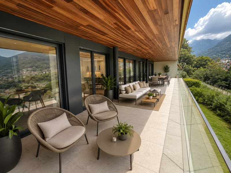 Terrazza panoramica con 48 m2