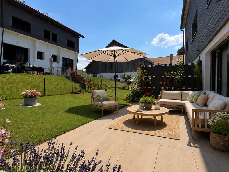 Terrasse et jardin pour profiter des beaux jours