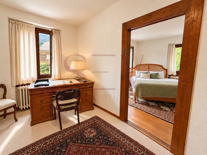 Etage: Grande suite parentale composée de plusieurs espaces