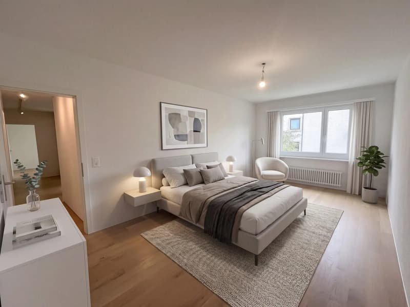 Erstbezug: sanierte 6-Zimmer-Wohnung mit Eckbalkon in Widen kaufen (4)