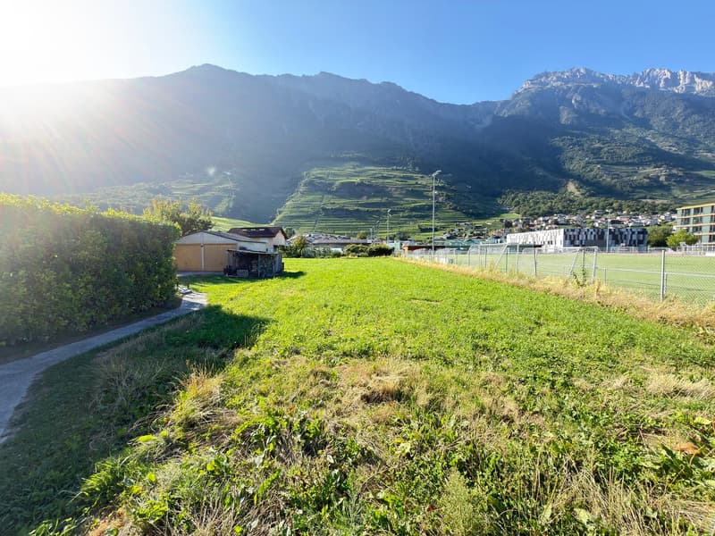 Terrain à bâtir de 3’215 m² à Fully – Villas ou immeuble(s) – Division possible (5)