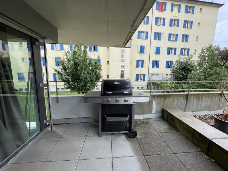 Moderne 2 pièces appartement avec balcon à Lausanne-Sévelin (8)