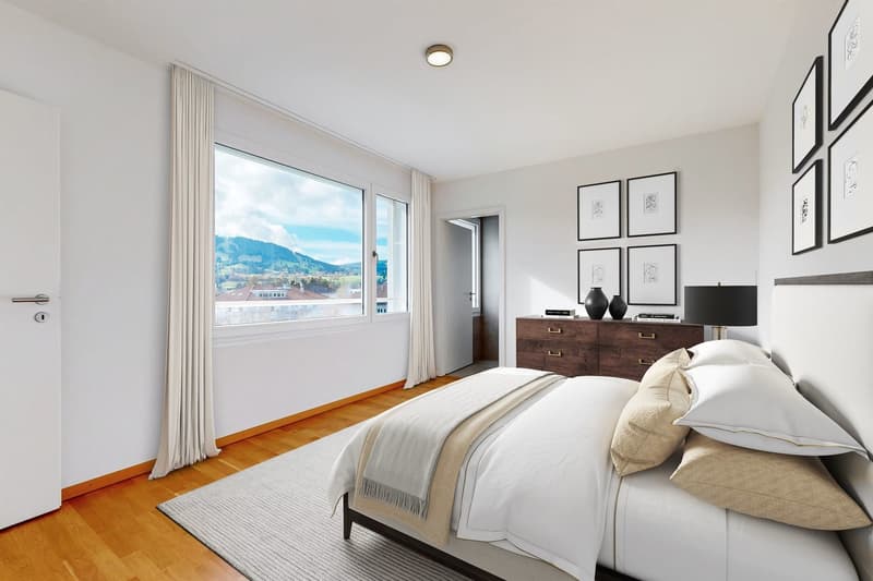 Magnifique appartement 2.5 pièces avec vue sur les montagnes à Bulle (6)