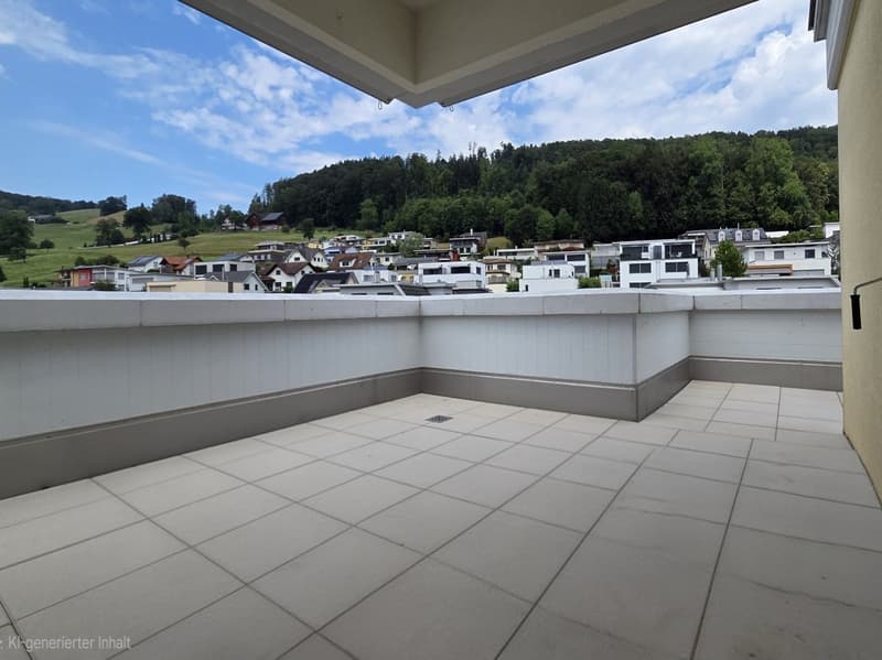 Moderne 4½-Zimmer-Attikawohnung mit umlaufender Terrasse und Weitsicht in Tuggen (4)