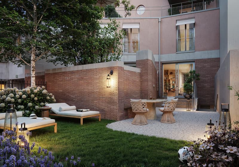 Grosszügige Garten-Maisonette mit überhohen Räumen auf 3 Etagen im Projekt CRAMERIE (1)
