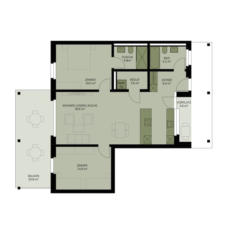 3.5-Zimmer-Wohnung mit grossem Balkon in Suhr kaufen (6)