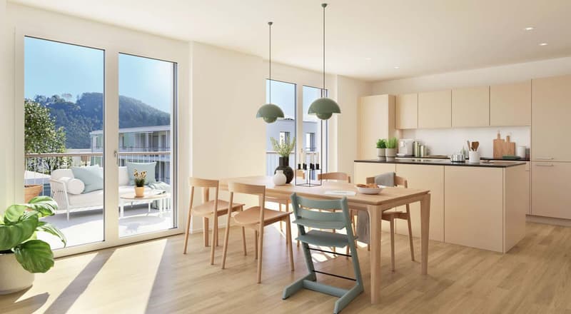 3.5-Zimmer-Wohnung mit grossem Balkon in Suhr kaufen (3)