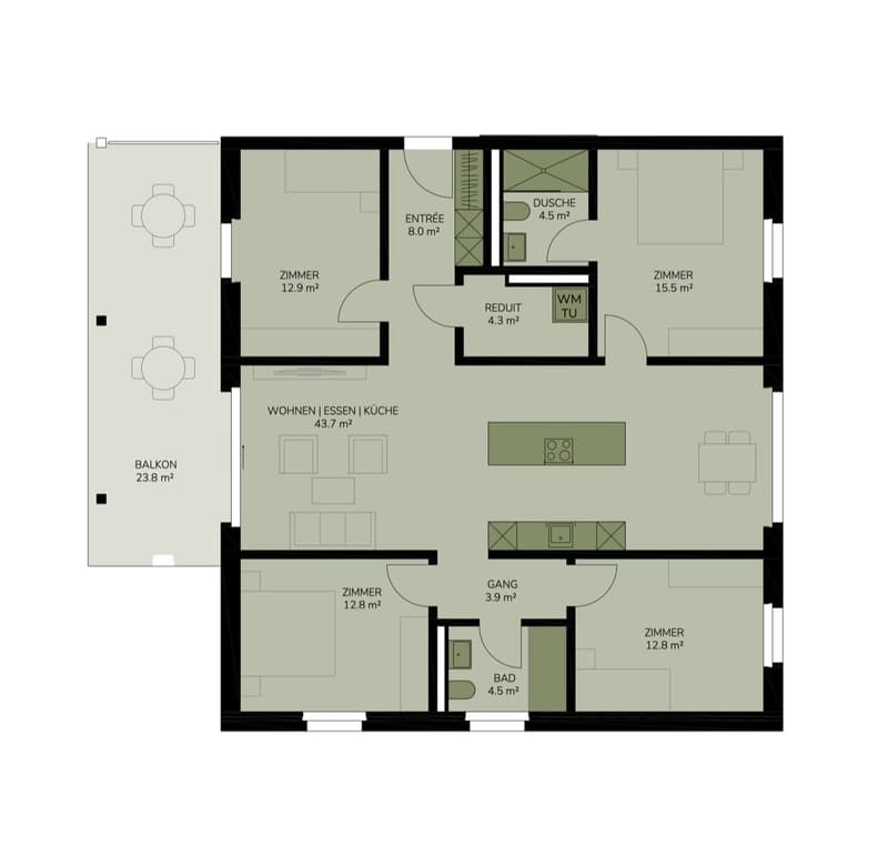 5.5-Zimmer-Wohnung mit grossem Balkon in Suhr kaufen (6)