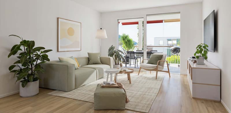 5.5-Zimmer-Wohnung mit grossem Balkon in Suhr kaufen (2)