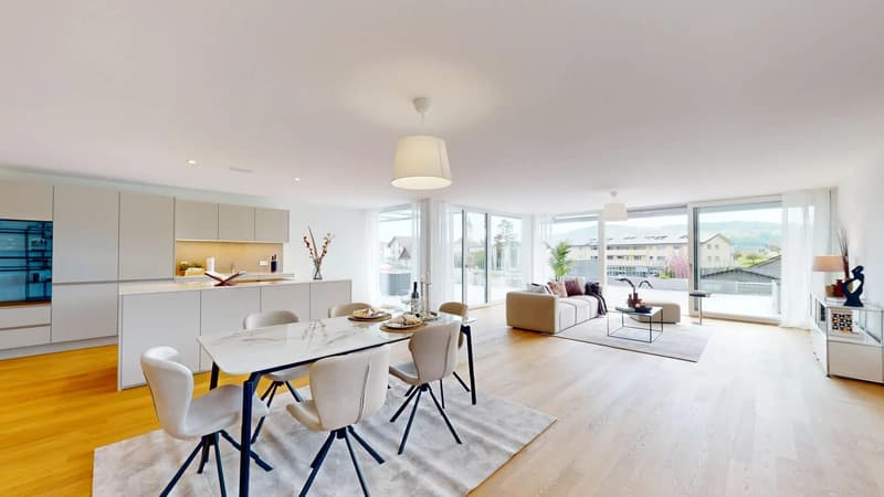 3.5 Zimmer Terrassenhaus mit 102.5 m² Terrasse in Seengen kaufen (1)