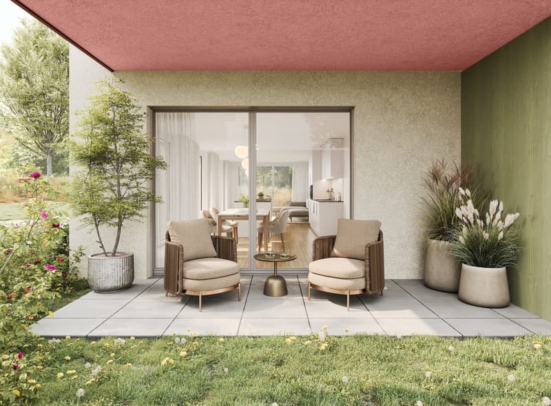 3.5-Zimmer-Wohnung mit Balkon und Garten in Boniswil (4)