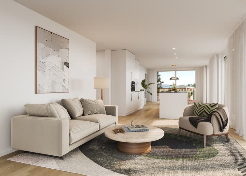 3.5-Zimmer-Wohnung mit 33.6 m² Balkon in Boniswil mieten (2)