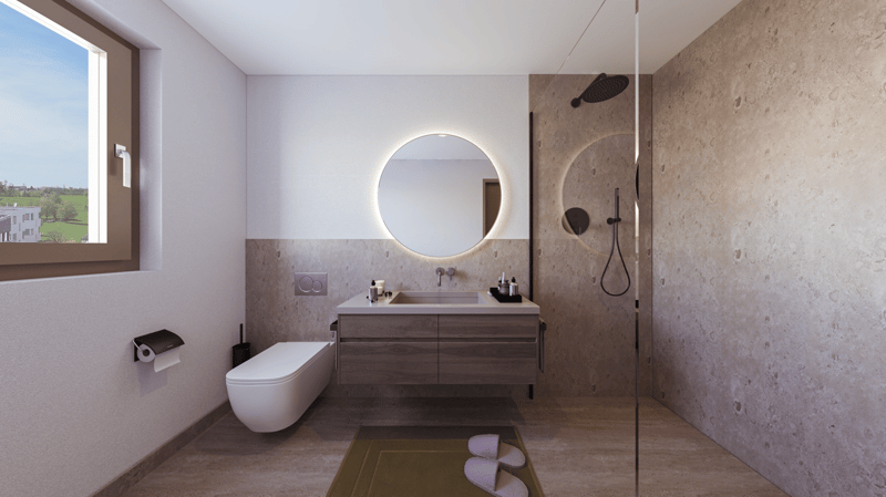 Neubau nahe Bodensee: 3½ Zimmer, 97 m², Ostbalkon mit Morgensonne (5)