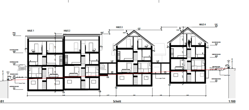 Bauland in Niedermuhlern – Grundstück 1'300 m² für 4 x EFH (3)