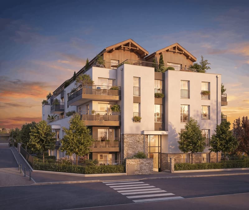 Appartement neuf de 2,5 pièces avec balcon à Ville-la-Grand (2)