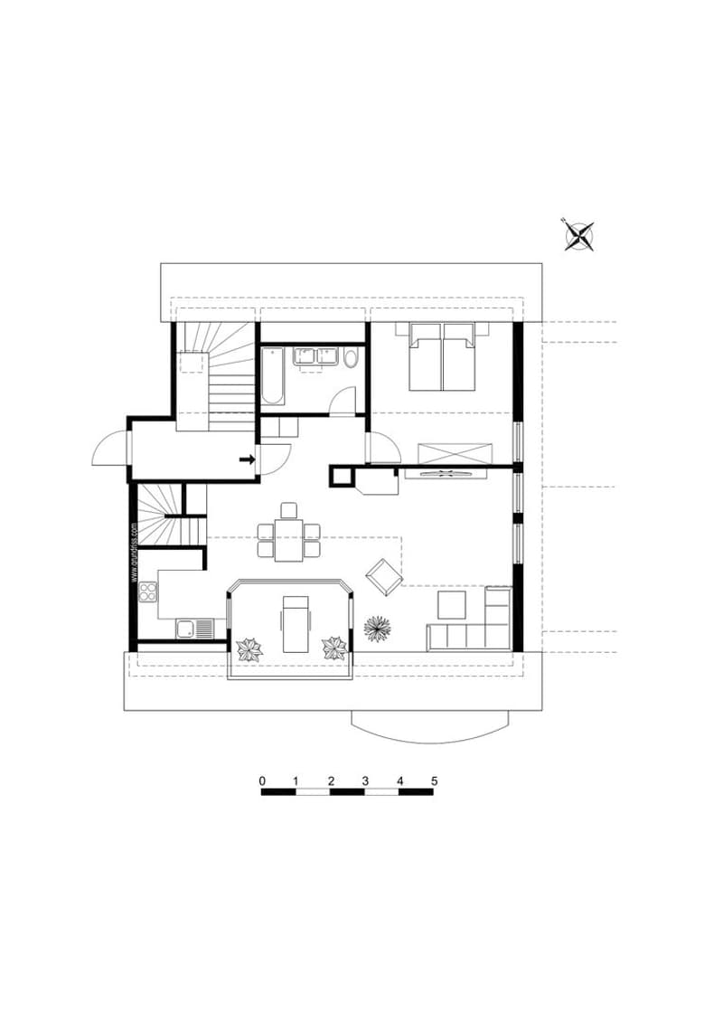 Aussergewöhnliche Dach-Maisonettewohnung im idyllischen Römerhof (11)