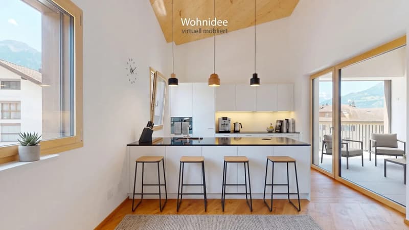 4½ Zi-Dachwohnung im prättigauer Naherholungsgebiet (4)