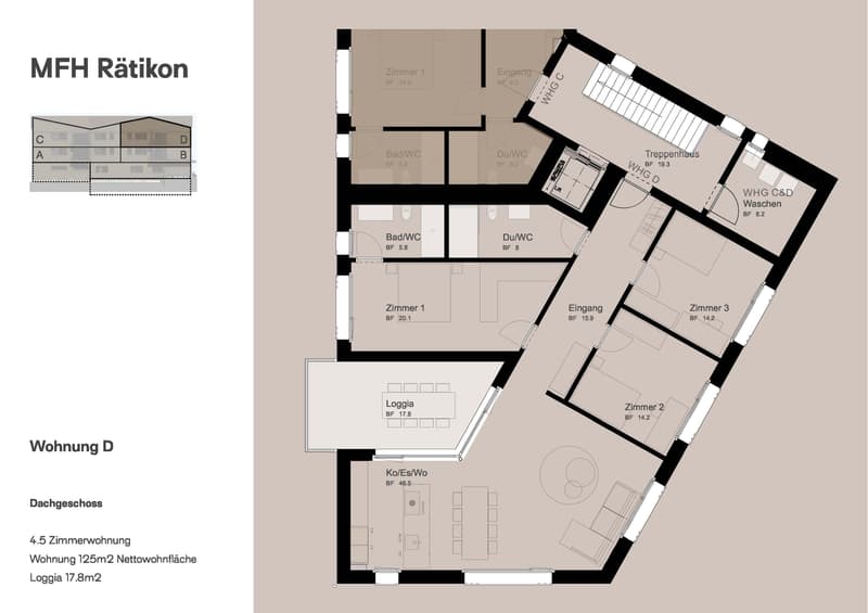 4½ Zi-Dachwohnung im prättigauer Naherholungsgebiet (11)