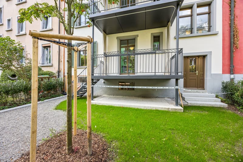 Exklusive Gartenwohnung mit traumhaften, stilvollem Gartenambiente (6)